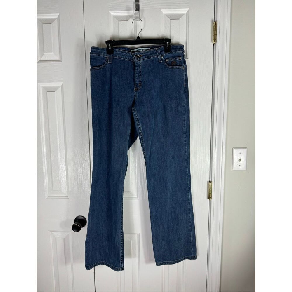 Harley Davidson Women’s Classic Straight Leg Denim Jeans Size 12